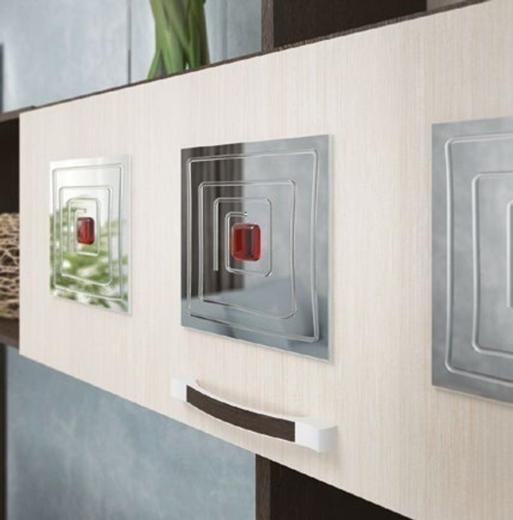 Гостиная "Ронда" № 4 (венге/дуб молочный), ДСВ Мебель