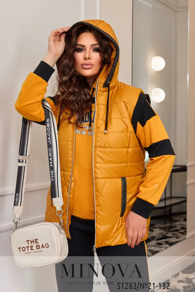 Жилет 21-132-горчица Minova