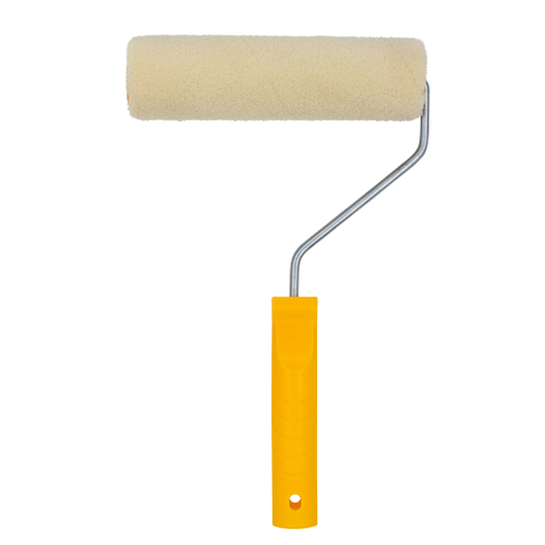 04-1-411 Валик малярный с рукояткой "Велюр" ось 6мм D40мм  240мм