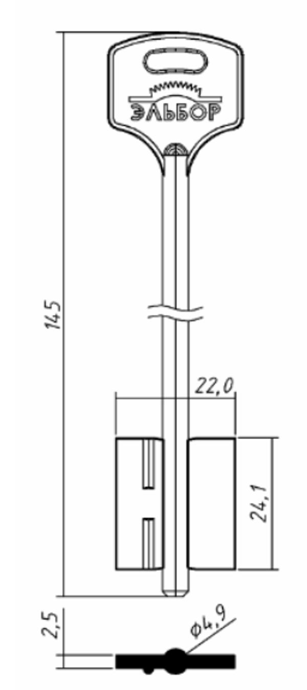 Заготовка дверняк ЭЛЬБОР 18 (145)