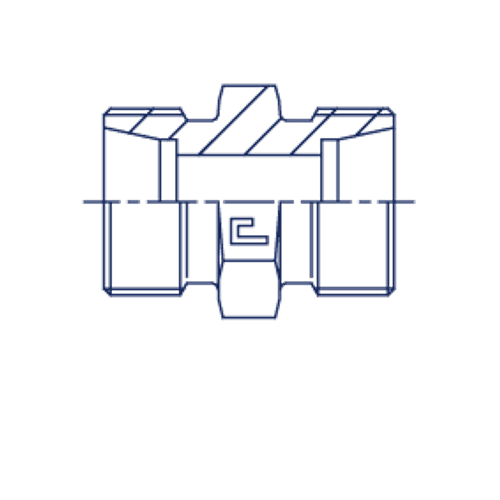 Соединение P DL10 16х1.5 (корпус, нерж.)
