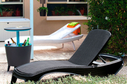 Шезлонг Atlantic, коричневый