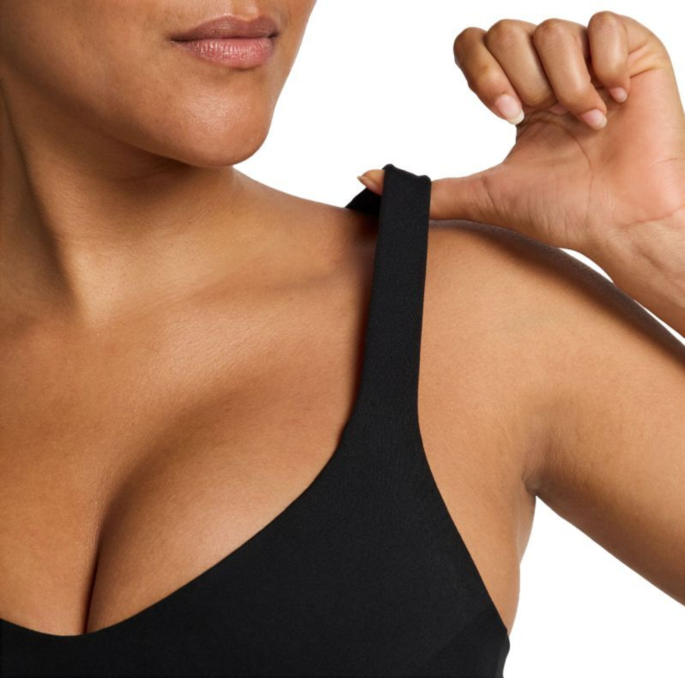 Теннисный бюстгальтер Nike Indy With Strong Support Padded Adjustable Sports Bra - Black