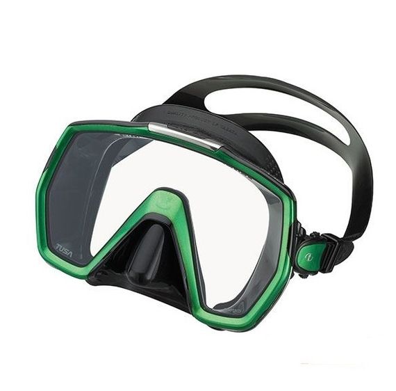 Маска TUSA Freedom HD черный/зеленый