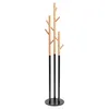 Вешалка напольная solheim, 171 см, черный мрамор/натуральное дерево