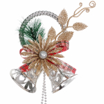 Украшение новогоднее «Звон праздника» 12*30 см, Серебро