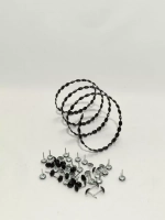 Молдинг гвоздевой "Черный", гвоздевая лента для мебели