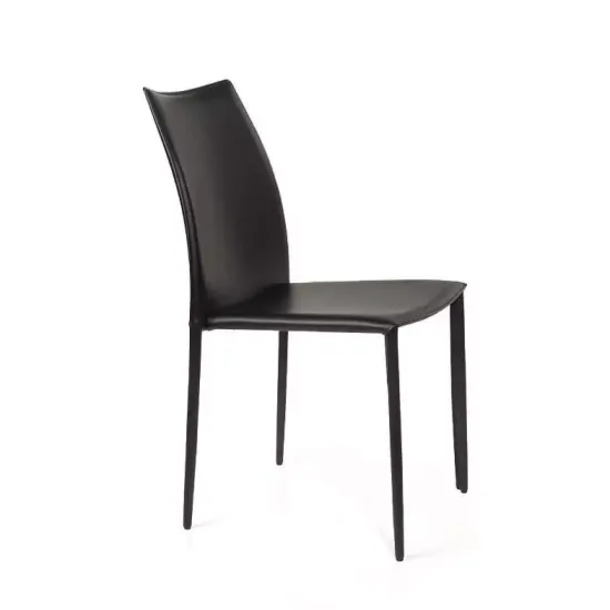 Стул Rolf, кожа черный