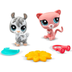 Littlest Pet Shop - игровой набор пряток с двумя животными 2-PAK + аксессуары LPS00525 / артикул   LPS00525 5  / GTIN 5904754607957