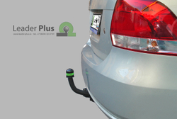 Фаркоп(прицепное) Лидер-Плюс для VOLKSWAGEN POLO (седан, лифтбек) (6R1) 2010-.../ SKODA RAPID(лифтбек)(NH) 2012-...(паспорт и сертификат в комплекте)(без электрики)V125-A
