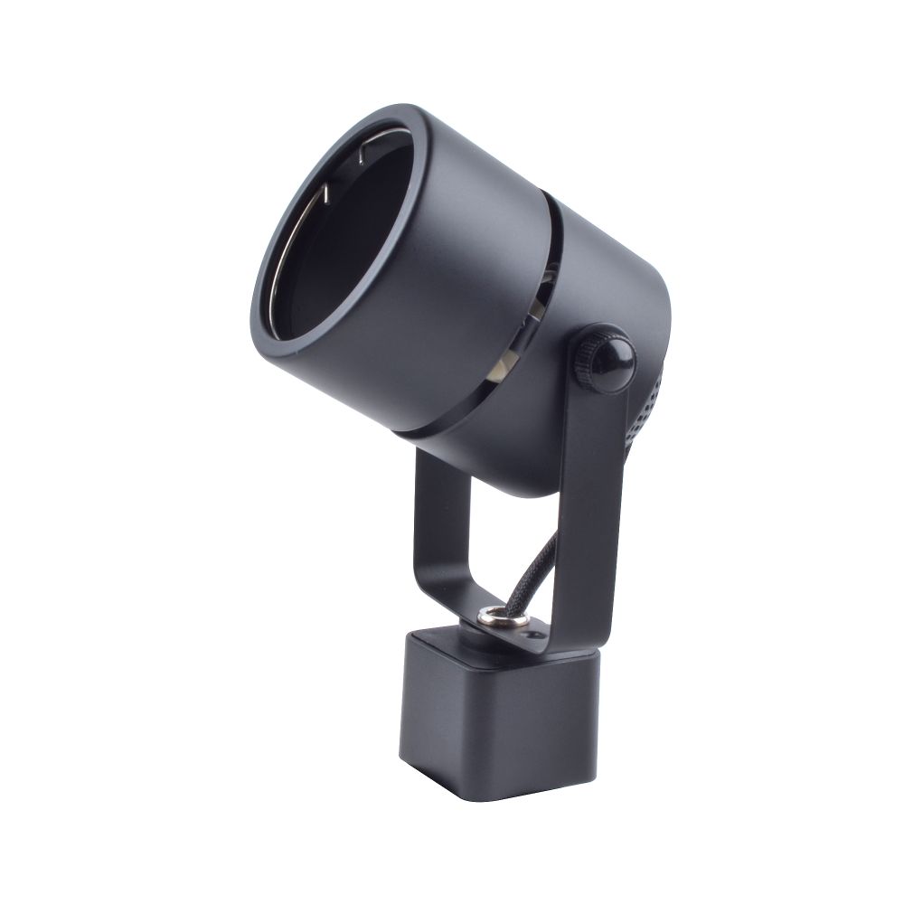 UBL-Q321 GU10-K BLACK SET41 Светильник-прожектор трековый. в составе набора из 4шт. на шинопроводе 1м. с коннектором. Под лампу GU10. Корпус черный. ТМ Volpe