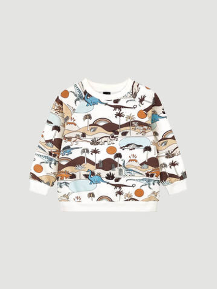 Свитшот оверсайз Mjölk Dinoworld