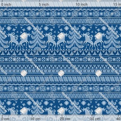 Олени, ель, солнце - символы плодородия и бла by Irina Skaska 429 DPI