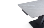 Стол DT9115CL (160-240) серая керамика/черный