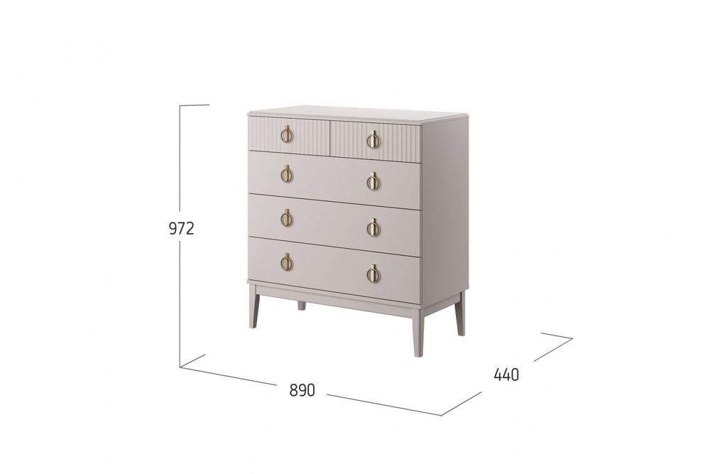 Комод ФАРГО 890, 5 ящиков