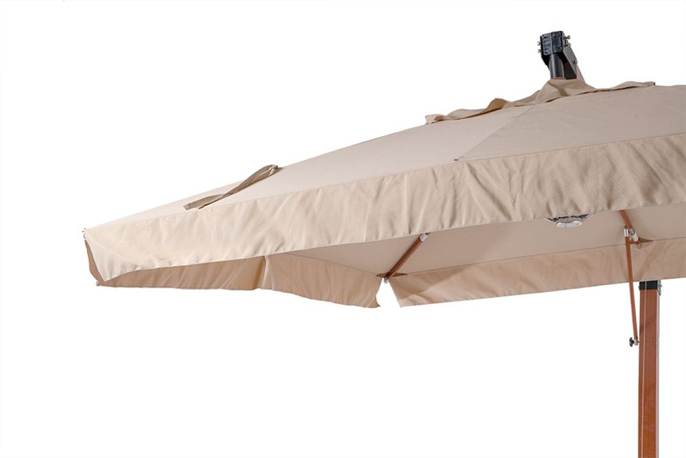 "Ливорно" зонт садовый 3х3м на боковой опоре из алюминия