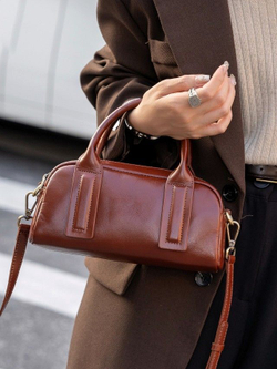 женская сумка на плечо из натуральной кожи