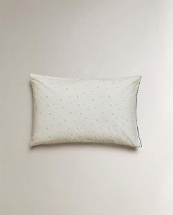 Наволочка Zara Home, хлопок 100%, с растительным принтом, 1661/091