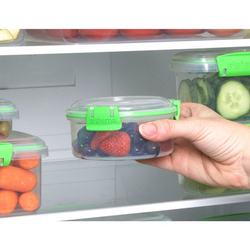 Контейнер круглый 300мл Sistema Fresh зеленый