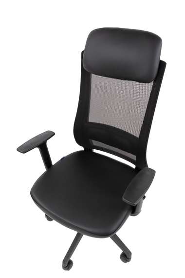 Офисное кресло Chairman 500LT Россия экокожа черный/TW-01 черный