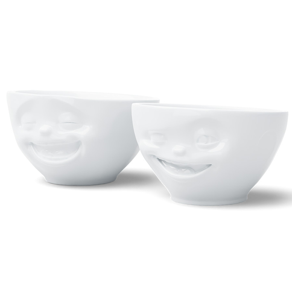 Набор чаш tassen, laughing & winking, 200 мл, белый, 2 шт.