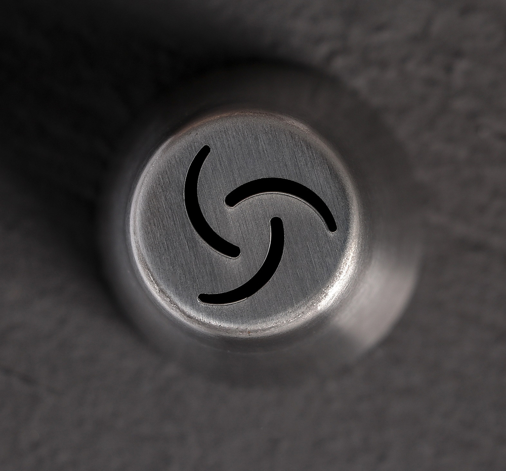 Насадка для кондитерского мешка d=3,7 см «Тюльпан 3 лепестка», нержавеющая сталь