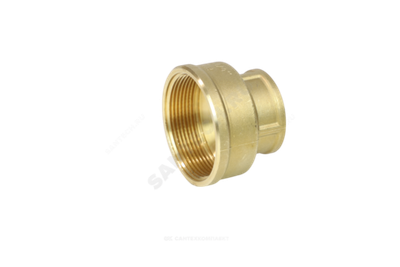 Муфта латунь переходная Ду 50х40 (2"х1 1/2") ВР/ВР LD LD.65.516.50х40