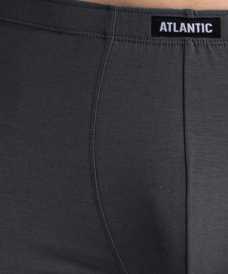 Трусы мужские боксеры (5шт), Atlantic 5SMH-001, черные + графит + серый меланж
