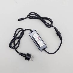 Блок питания электронный 60W. для нитей 24В., до 1000 LED, провод черный Каучук, IP65, LTC (DM-60F-24V)