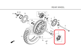 06410-MGS-D30. DAMPER SET, WHEEL