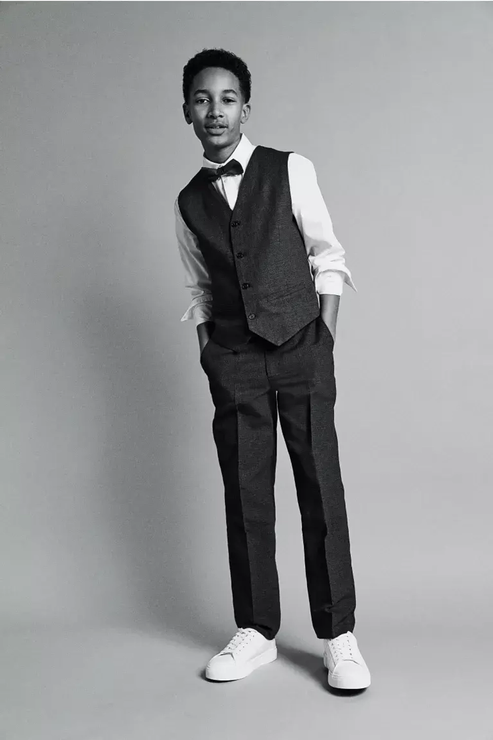 H&М Костюмные брюки, темно-синий