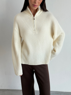 Свитер АНОРАК MOLLA, молочный