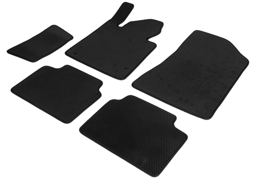 Коврики в салон автомобиля AutoFlex EVA (ЭВА, ЕВА) Business для Kia K5 седан 2020-н.в., 5 частей, с крепежом, 3280501