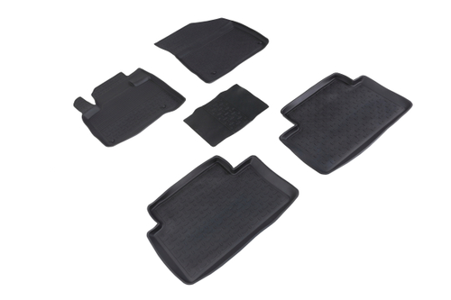 Резиновые коврики с высоким бортом для Citroen C5 2007-2017 Seintex.01483