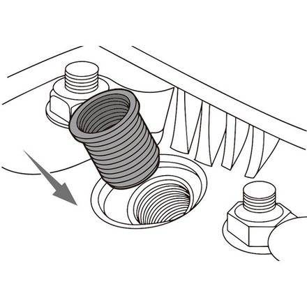 Цена на KING TONY (11305SQ) Набор для восстановления резьбы свечей зажигания в ГБЦ М14 х 1.25