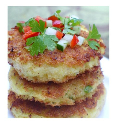 Сырно-картофельные блинчики