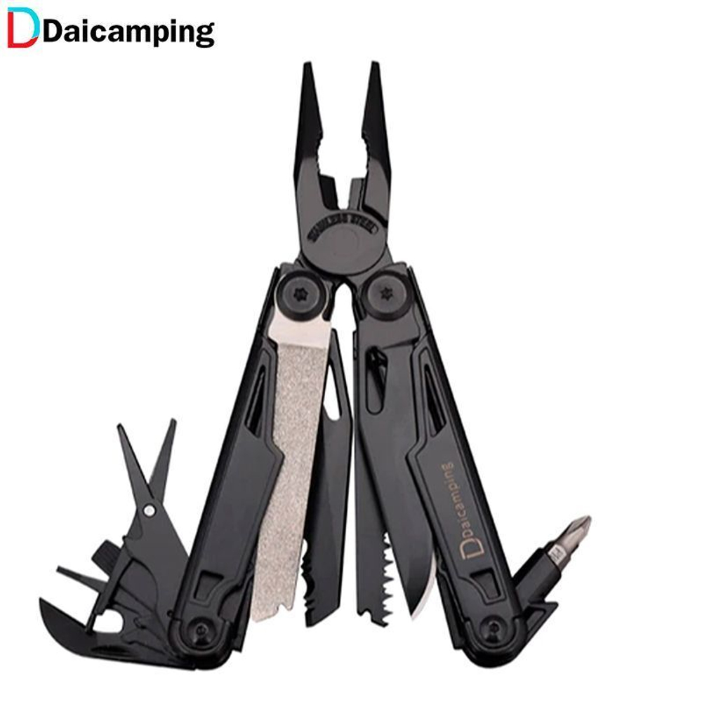 Мультитул туристический / тактический / походный Daicamping DL12 Черный