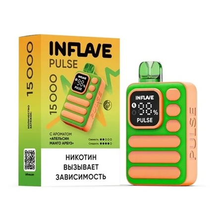 Inflave Pulse Апельсин манго арбуз 15000 затяжек 20мг (2%)