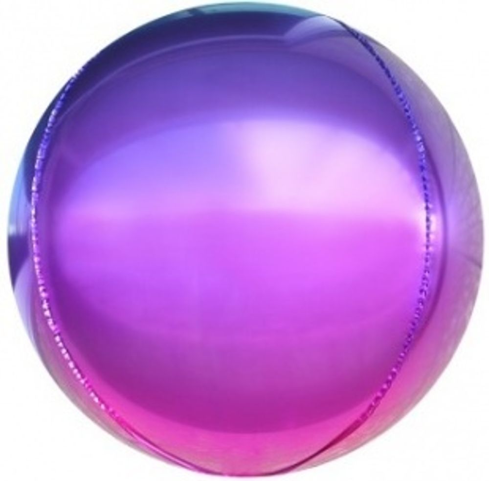 К Сфера 3D Фиолетовый/Фуше Градиент (24&#39;&#39;/61 см)