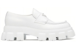 PRADA Monolith Women"s Casual Shoes Men"s White