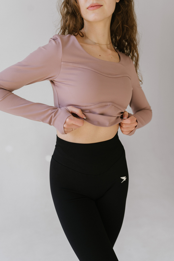 ЛОНГСЛИВ SHAPE (розовый)