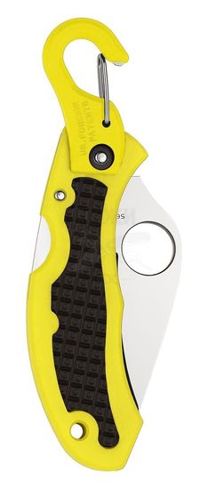 Складной нож Spyderco Snap-It C26SYL c клинком из стали H1, рукоять FRN