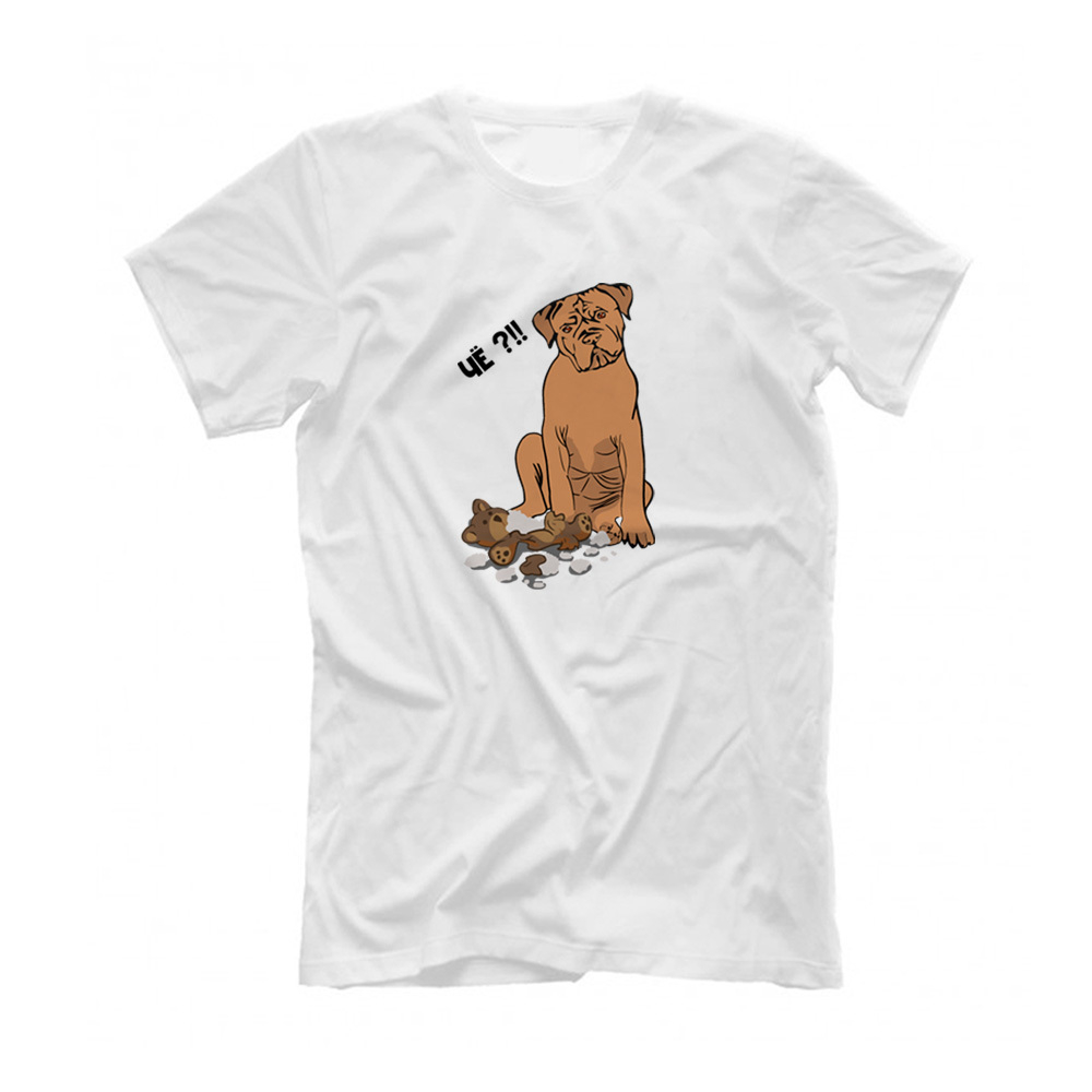 Футболка "Бордоский Дог - чё"