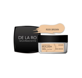 Delaro Строительный гель (густой) однофазный Rosy Brown - 15гр