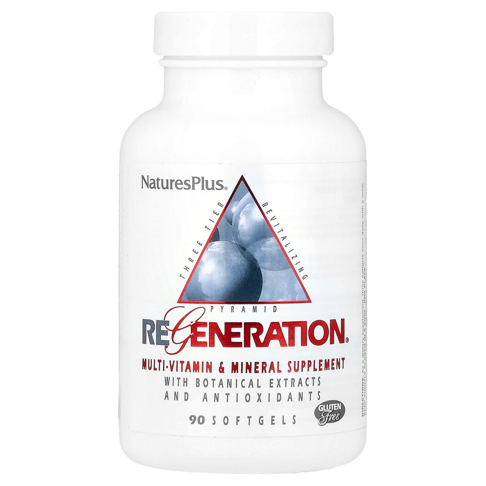 NaturesPlus, Regeneration®, мультивитаминная и минеральная добавка, 90 мягких таблеток