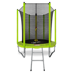 ARLAND Батут 6FT с внутренней страховочной сеткой и лестницей (Light green)