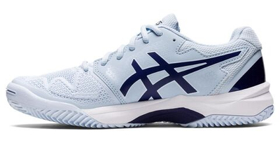 детские Кроссовки теннисные Asics Gel-Resolution 8 Clay GS - soft sky/dive blue