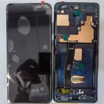 Дисплей для Samsung G988B (S20 Ultra) модуль Черный - (OLED) (Full Size)