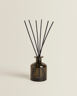 Zara Home Аромадиффузор Basilicum 250 мл, тростниковые палочки микадо, аромат свежий цитрусовый, Горчичный