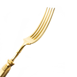Набор столовых приборов на 6 персон 24 предмета Cutipol Line Matte Gold Brushed в подарочной упаковке
